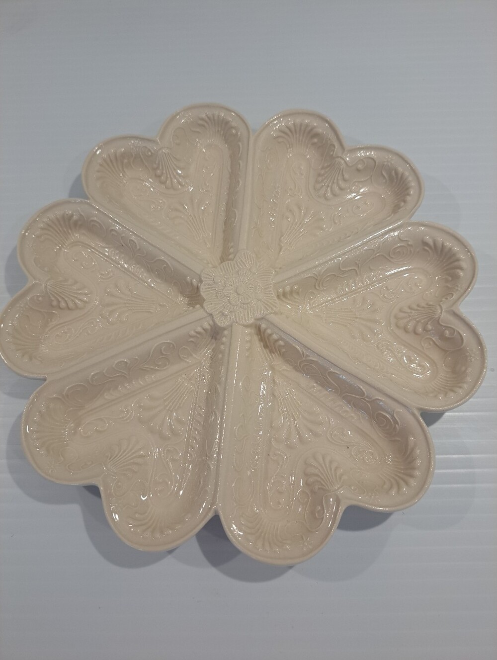 Metropolitan Museum of Art Heart-shaped Dish - Staffordshire Reproduction